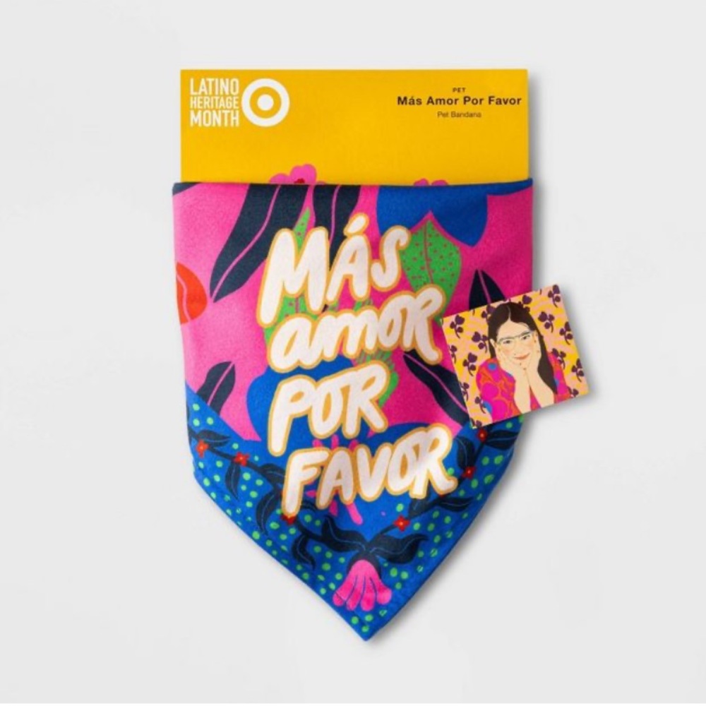 🥳HP!🥳 🌺 NWT Vibrant Floral Pet Bandana 🌺 - Picture 2 of 10